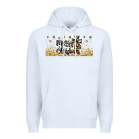 White merry christmas cross Premium Hoodie - JahusDesignShop