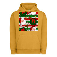 Pigment Peanut Butter christmas  santa clause and ornaments seamless  pattern Urban Hoodie - BundleAndBundleShop