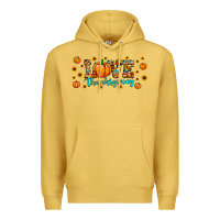 Antique Gold love thanksgiving Premium Hoodie - JahusDesignShop