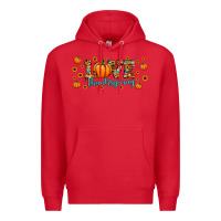 Red love thanksgiving Premium Hoodie - JahusDesignShop