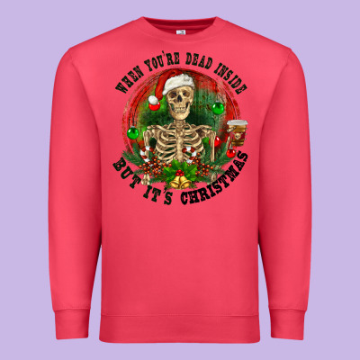 Premium Sweatshirt When you're dead inside but it's christmas
