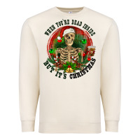 Sandshell When you're dead inside but it's christmas Premium Sweatshirt - RanaPortraitStore