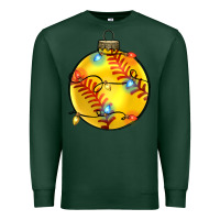 Sports Green christmas  softball Premium Sweatshirt - Zillion Design Studio