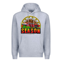 Heather Grey racing season Premium Hoodie - AdoDesignShop