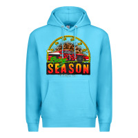Ocean Blue racing season Premium Hoodie - AdoDesignShop