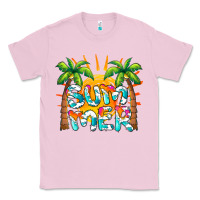 Bubblegum Pink summer waves and sun Classic Tee - BarkalooDesign