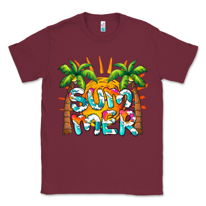 Summer Waves And Sun Classic Tee by BarkalooDesign | Teevron