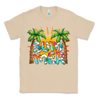 Mushroom summer waves and sun Classic Tee - BarkalooDesign