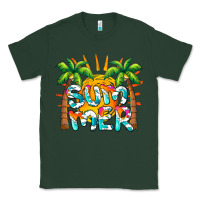 Sports Green summer waves and sun Classic Tee - BarkalooDesign