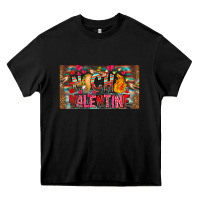 Black Nach Valentine Heavy Core Tee - CowhideDigitalArt