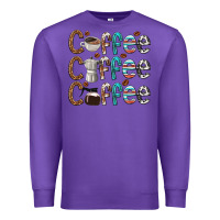 Purple coffee coffee coffee Premium Sweatshirt - texasbilliewilder