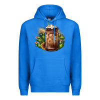 True Royal sunflower coffee cup cactus Premium Hoodie - JahusDesignShop
