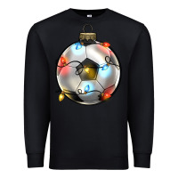 Black christmas  soccer Premium Sweatshirt - Zillion Design Studio