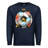 Navy christmas  soccer Premium Sweatshirt - Zillion Design Studio