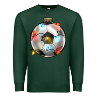 Sports Green christmas  soccer Premium Sweatshirt - Zillion Design Studio