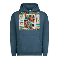 Pigment Midnight Navy love camp Urban Hoodie - JahusDesignShop