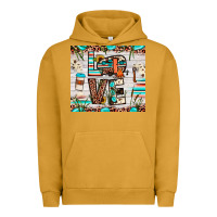 Pigment Peanut Butter love camp Urban Hoodie - JahusDesignShop