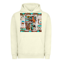 Pigment Pistachio love camp Urban Hoodie - JahusDesignShop
