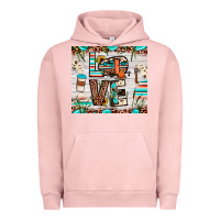 Pigment Salmon love camp Urban Hoodie - JahusDesignShop