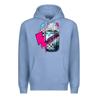 Colony Blue racing coffee Premium Hoodie - JahusDesignShop