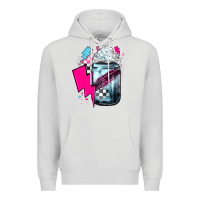 Dove Grey racing coffee Premium Hoodie - JahusDesignShop