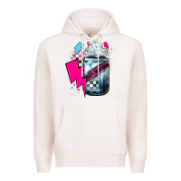 Pale Pink racing coffee Premium Hoodie - JahusDesignShop