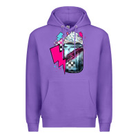Purple racing coffee Premium Hoodie - JahusDesignShop
