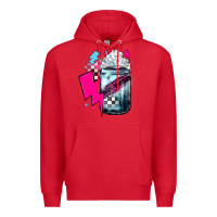 Red racing coffee Premium Hoodie - JahusDesignShop