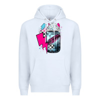 White racing coffee Premium Hoodie - JahusDesignShop