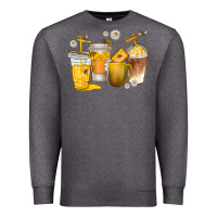 Charcoal Heather coffee cups bumble bee Premium Sweatshirt - texasbilliewilder