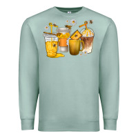 Seafoam coffee cups bumble bee Premium Sweatshirt - texasbilliewilder
