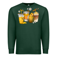 Sports Green coffee cups bumble bee Premium Sweatshirt - texasbilliewilder