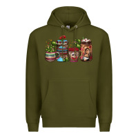 Army Green mexican coffee Premium Hoodie - JahusDesignShop