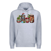 Heather Grey mexican coffee Premium Hoodie - JahusDesignShop