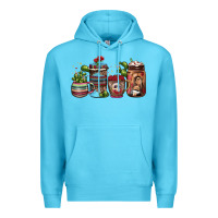 Ocean Blue mexican coffee Premium Hoodie - JahusDesignShop