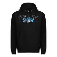 Black winter let it snow Premium Hoodie - JahusDesignShop