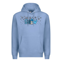 Colony Blue winter let it snow Premium Hoodie - JahusDesignShop