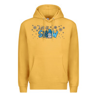 Mustard winter let it snow Premium Hoodie - JahusDesignShop