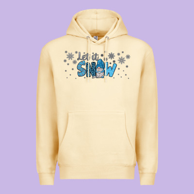 Winter Let It Snow Premium Hoodie Designed By Jahusdesignshop