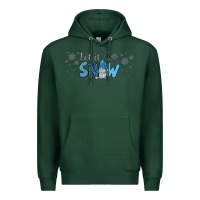 Sports Green winter let it snow Premium Hoodie - JahusDesignShop