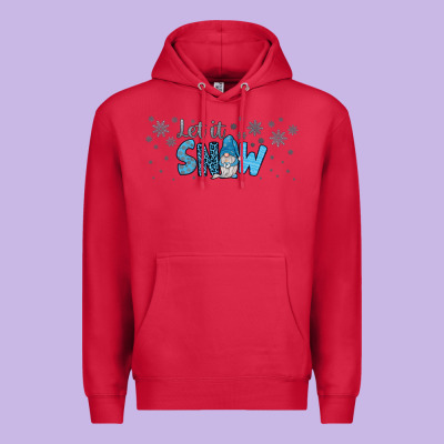 Winter Let It Snow Premium Hoodie Designed By Jahusdesignshop
