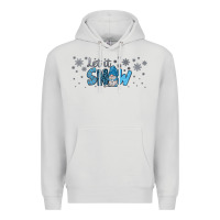 Dove Grey winter let it snow Premium Hoodie - JahusDesignShop