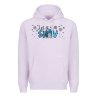 Lilac winter let it snow Premium Hoodie - JahusDesignShop