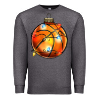 Charcoal Heather christmas  baskerball Premium Sweatshirt - Zillion Design Studio