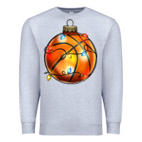 Heather Grey christmas  baskerball Premium Sweatshirt - Zillion Design Studio