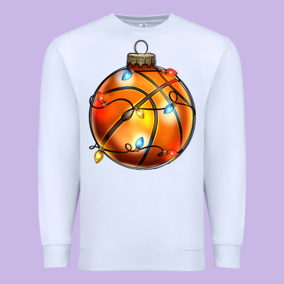 Christmas  Baskerball Premium Sweatshirt Designed By Zillion Design Studio