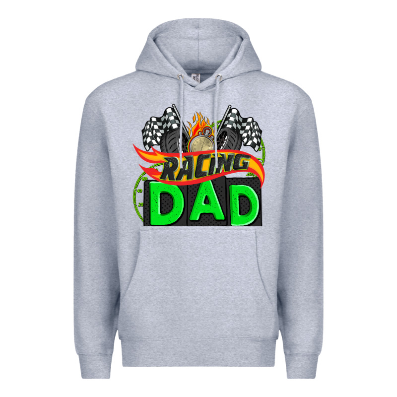 Racing Dad With Racing Oto Equipment Premium Hoodie by AdoDesignShop | Teevron