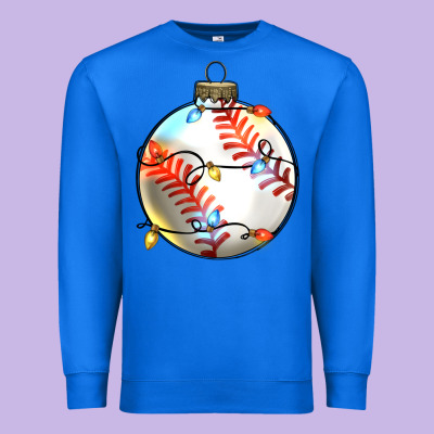 Christmas  Baseball Premium Sweatshirt Designed By Zillion Design Studio