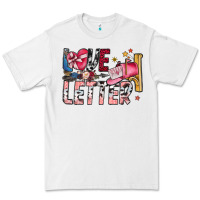 White Love Letter Premium Tee - SublimationCraftShop
