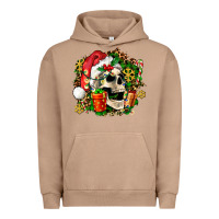 Pigment Burro christmas skull and gift Urban Hoodie - AdoDesignShop